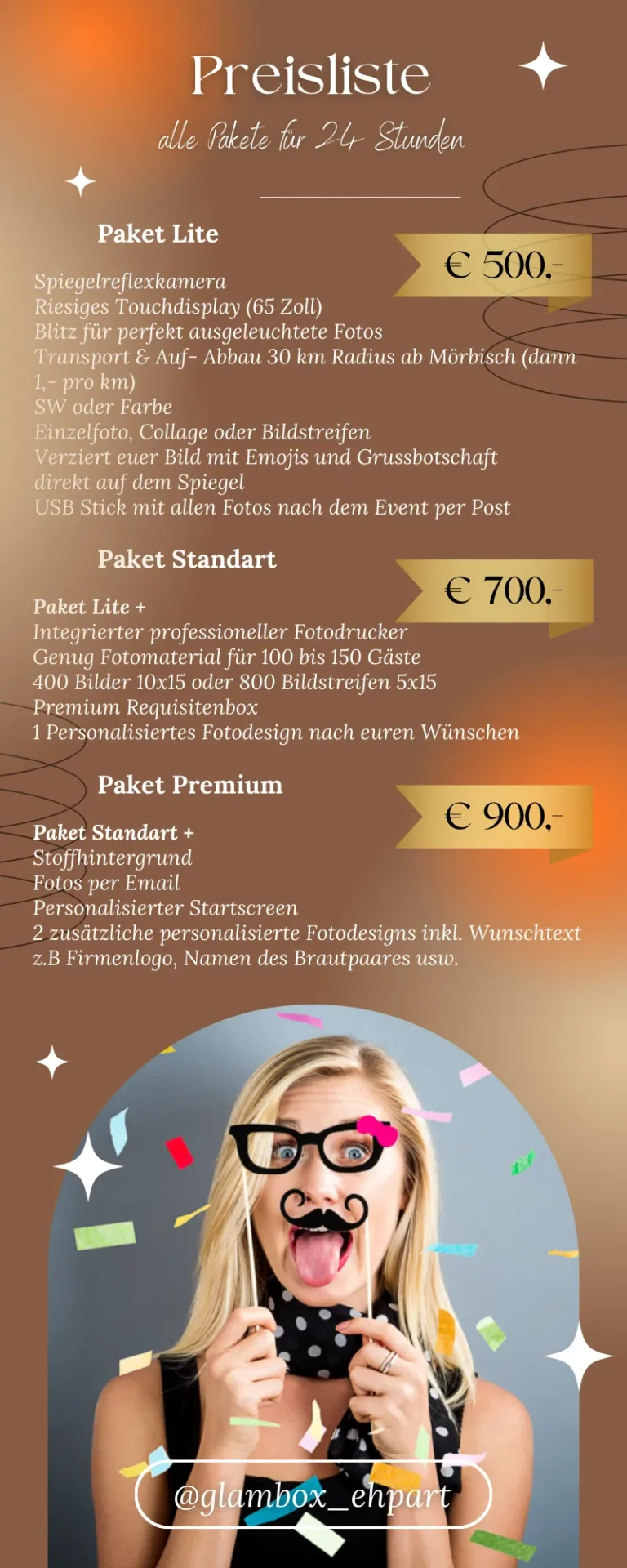 @glambox Preisliste
